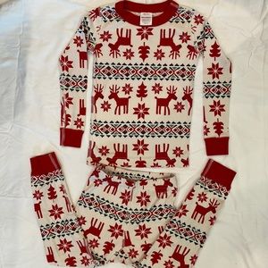 Hanna Andersson Boy Girl Holiday Dear Pajamas; Size 100, US 4